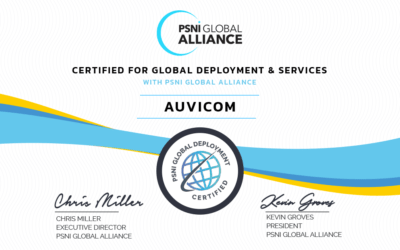 Auvicom nu globaal gecertificeerd door PSNI Global Alliance